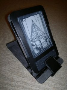Photo of Amazon Kindle Keyboard in case