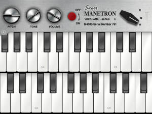 Screenshot of Super Manetron running on iPad